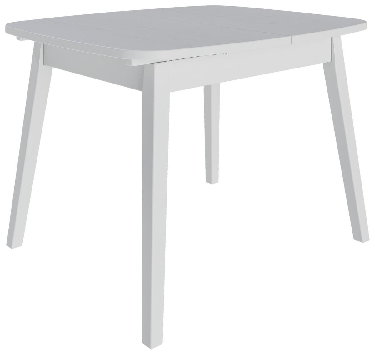 STÓŁ DO JADALNI CLAUDIA - biały, Modern, materiał drewnopochodny/drewno (110/90/76,5cm) - MID.YOU