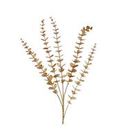 Ramură decorativă Madel - auriu, Basics, plastic (12/7/85cm)