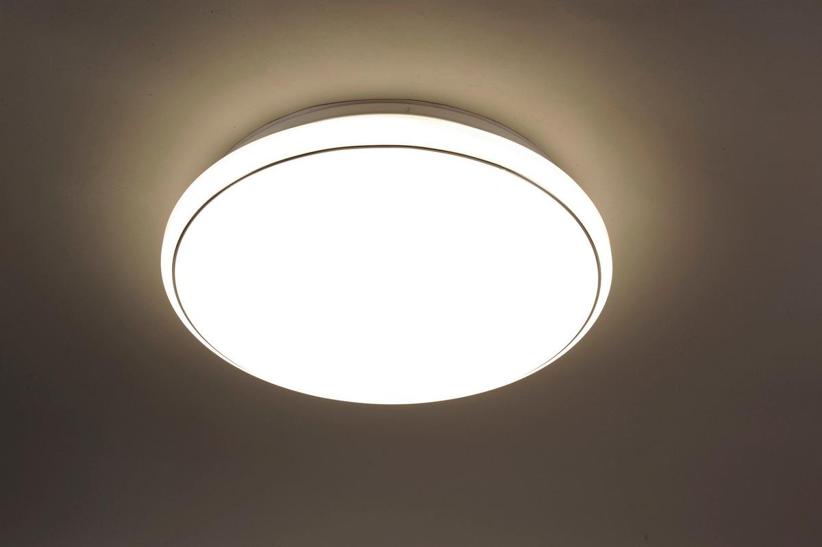 LAMPA SUFITOWA LED 14364-16 JUPITER - biały, Design, tworzywo sztuczne/metal (44/44/10cm)