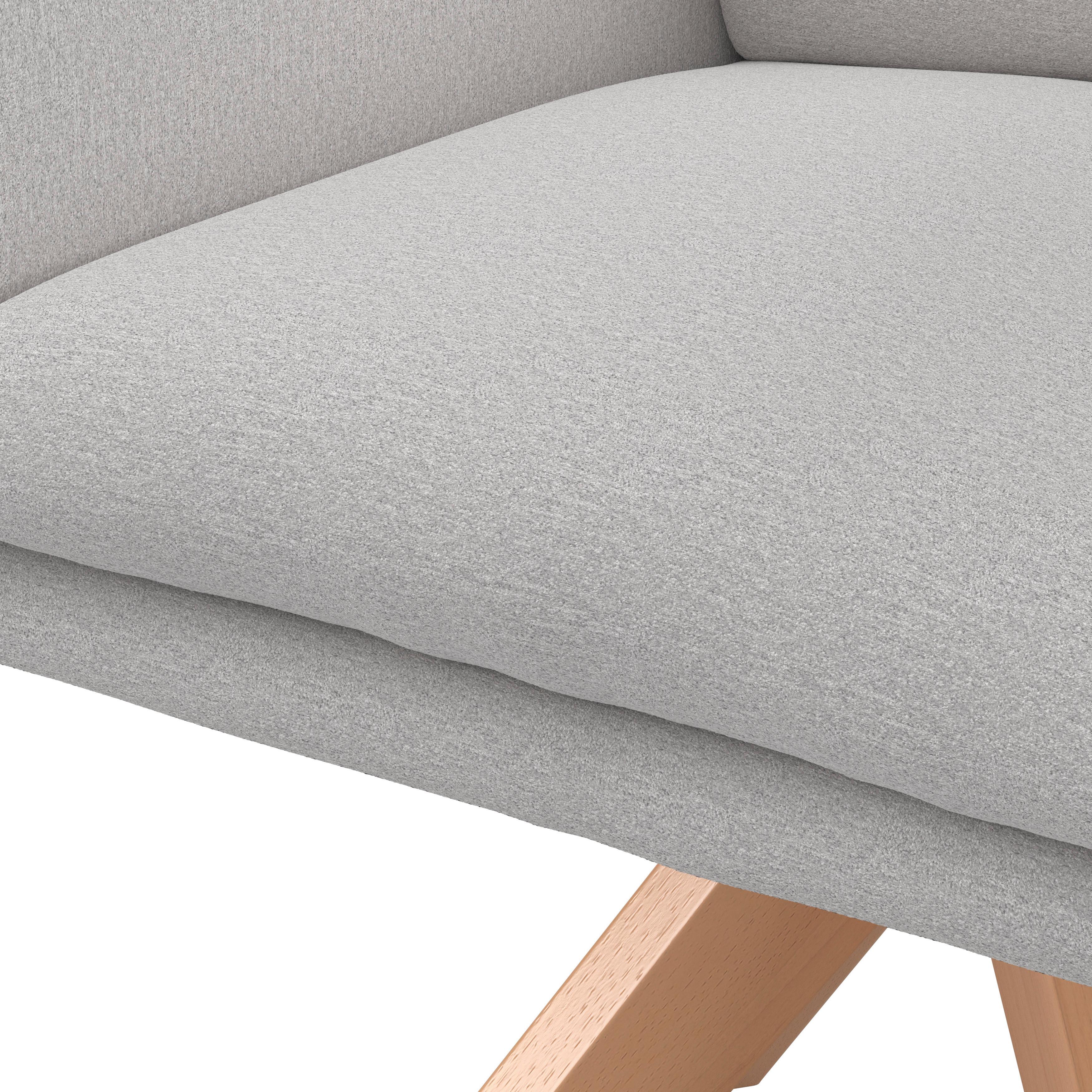 STOL MED ARMSTÖD FINJA - vit/bokfärgad, Modern, metall/trä (59/97/63cm) - Bessagi Home