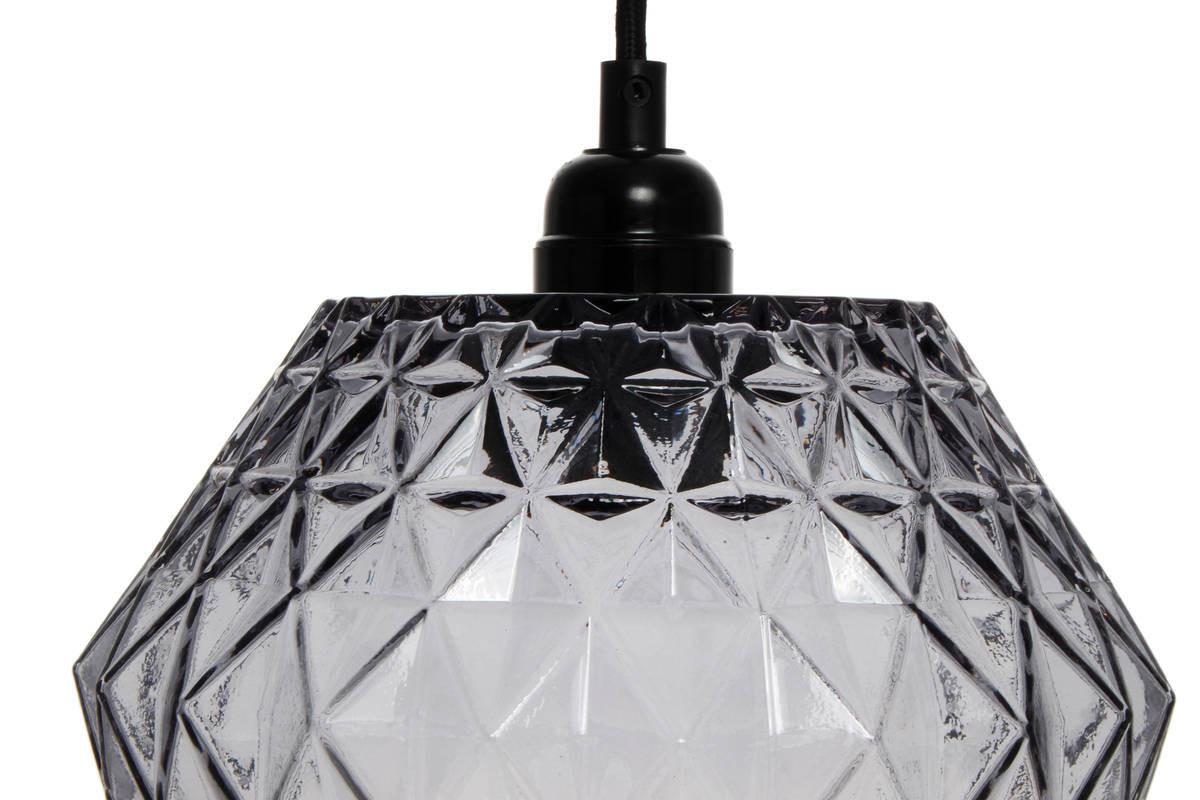 Hängeleuchte Hängelampe Lumi - Grau, Trend, Glas (20/27/20cm) - Kayoom