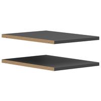 Polica Multi - boje grafita, Moderno, drvni materijal (26,9/3/35,8cm) - Modern Living