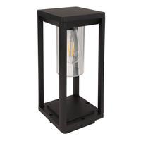 Svetilka Podnožja 3135s1 Candela - črna/prozorno, Basics, kovina/umetna masa (15/15/35cm) - Globo