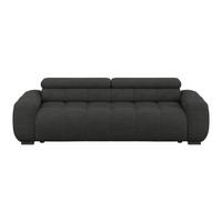 Velika Sofa Bull - crna, Design, tekstil/plastika (248/77-97/108cm) - Luca Bessoni