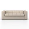 BÄDDSOFFA MIRANDA - beige/svart, Modern, metall/trämaterial (207/71/98cm) - Bessagi Home