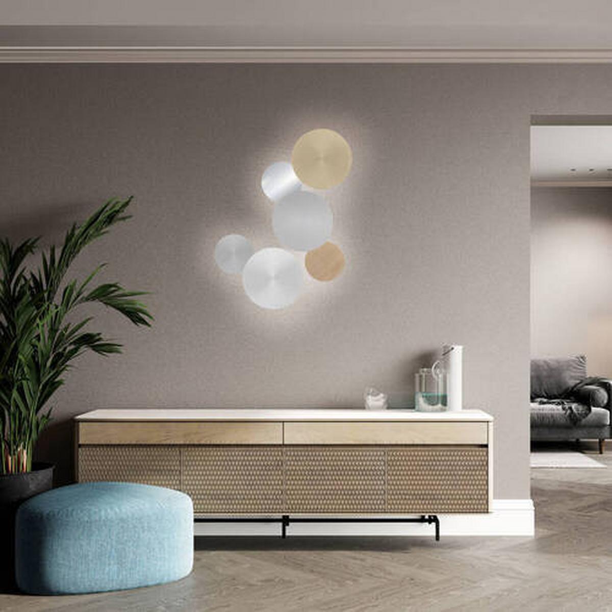 KINKIET AKUMULATOROWY 8152-79 AKKU PUNTUA - kolor dębowy, Natur, tworzywo sztuczne/metal (18/4.5/18cm) - Paul Neuhaus