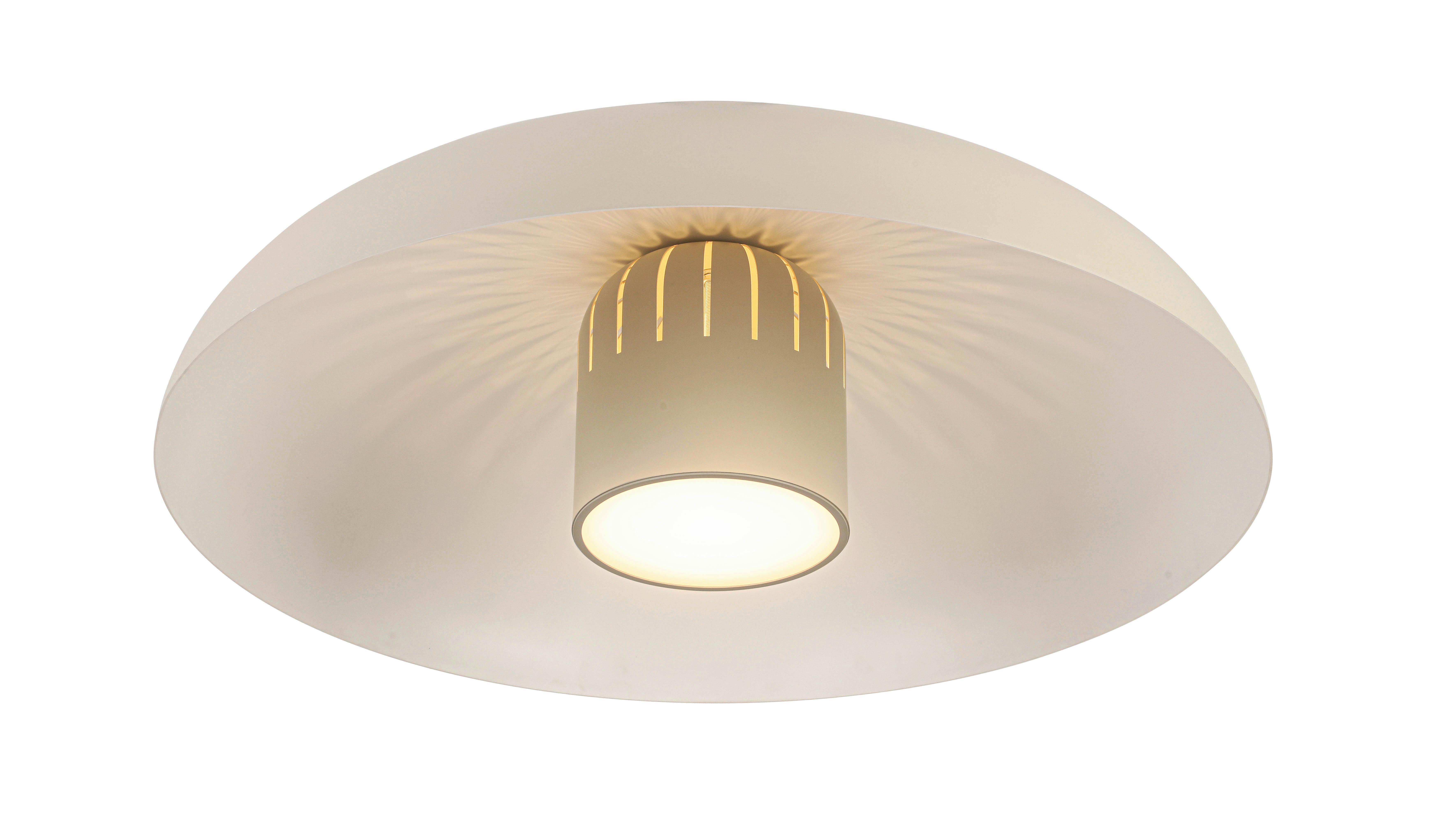 LAMPA SUFITOWA LED LOUIS *DK* - szary, Design, tworzywo sztuczne/metal (60/21,5cm) - Dieter Knoll