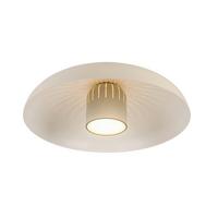 LAMPA SUFITOWA LED LOUIS *DK* - szary, Design, tworzywo sztuczne/metal (60/21,5cm) - Dieter Knoll