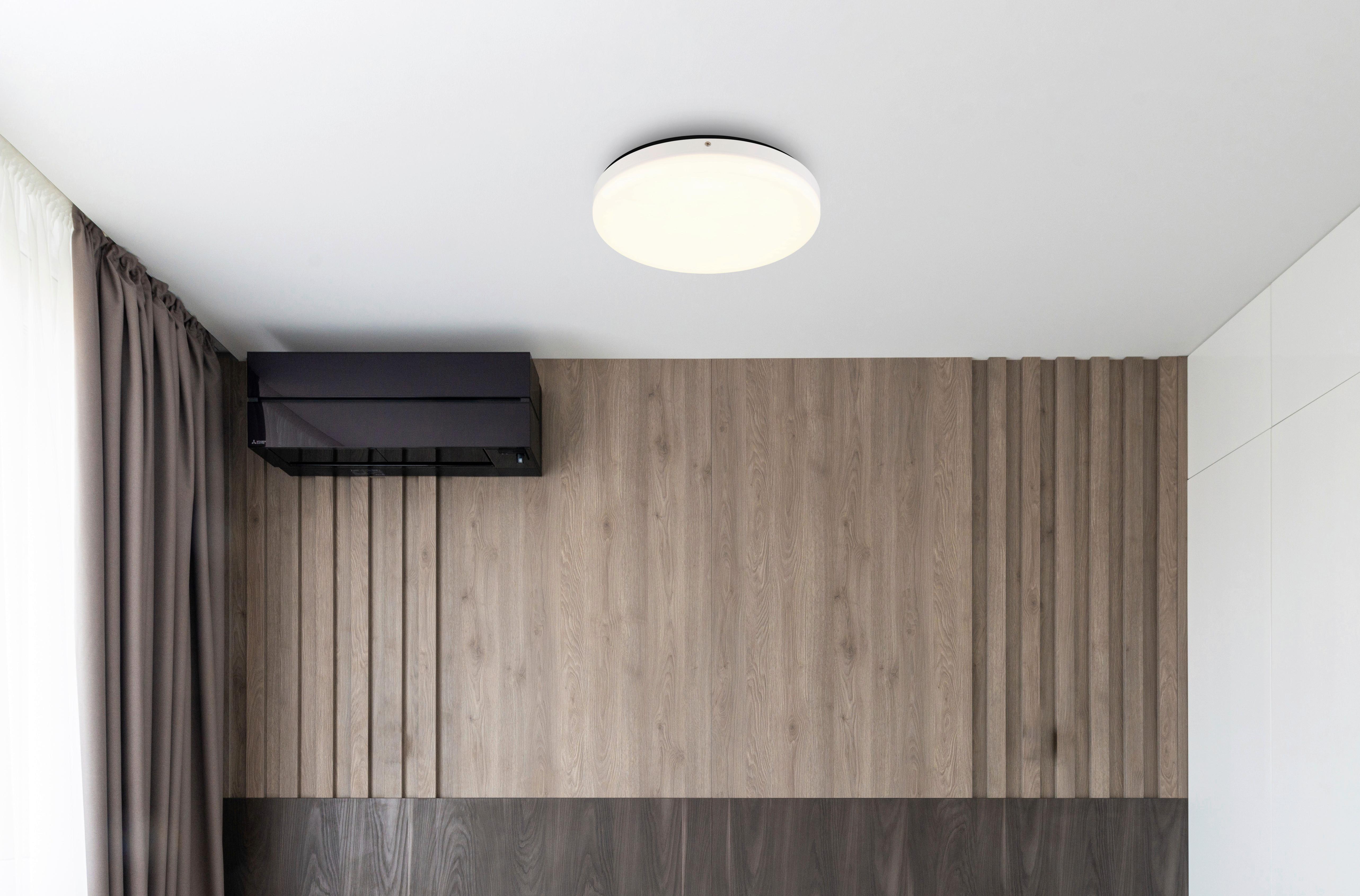 LED-DECKENLEUCHTE 12387-24W MATTHEW - Weiss, Konventionell, Kunststoff (30/5cm) - Globo