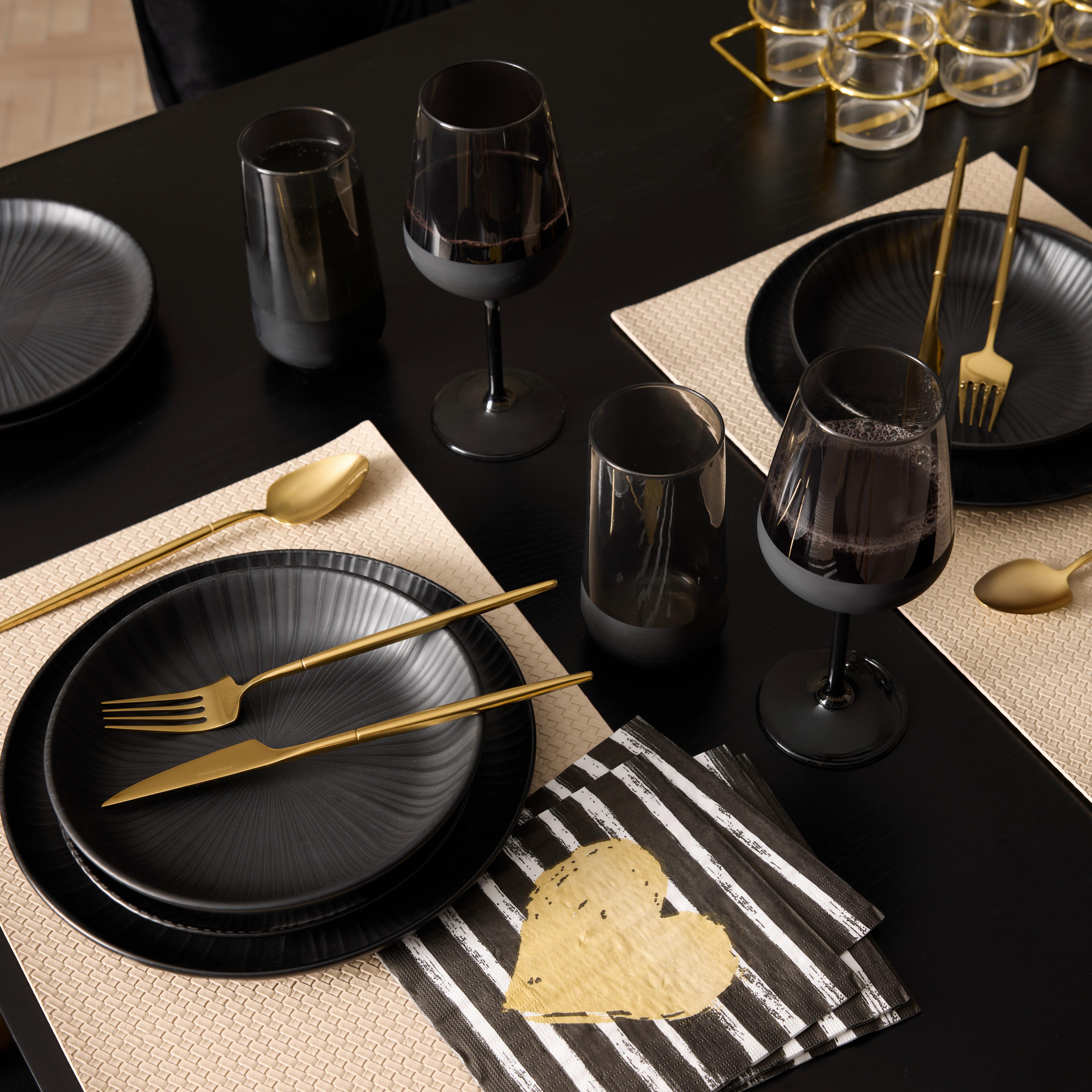 BESTICKSET ELEGANCE -AKT- - guldfärgad, Klassisk, metall - Mömax