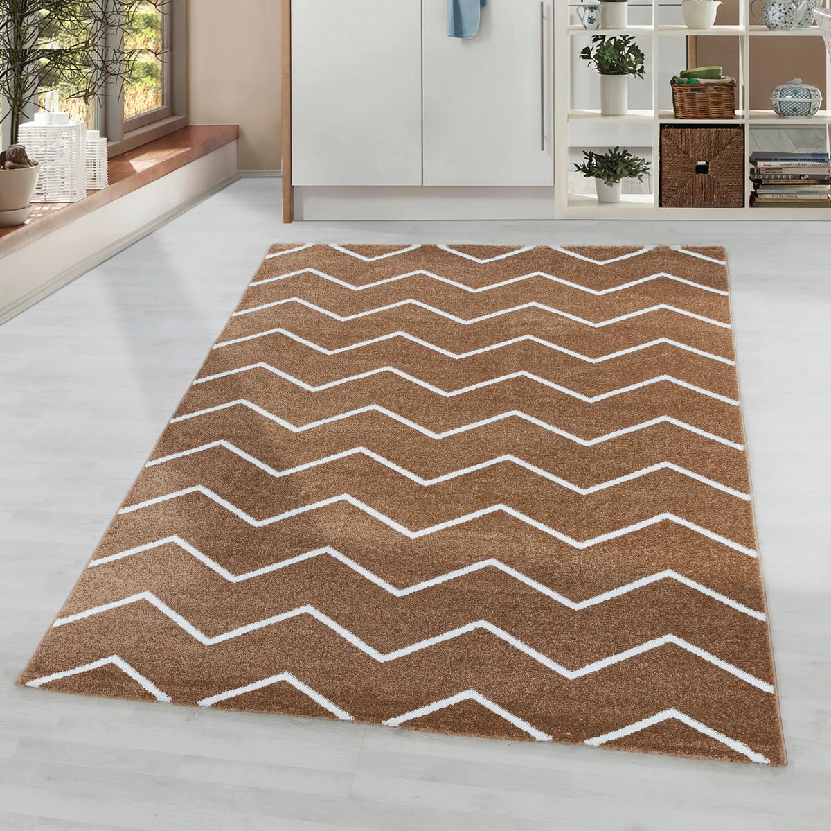 Hochflorteppich Rio Kupferfarben ca. 140x200cm - Kupferfarben, Basics, Textil (140/200cm)