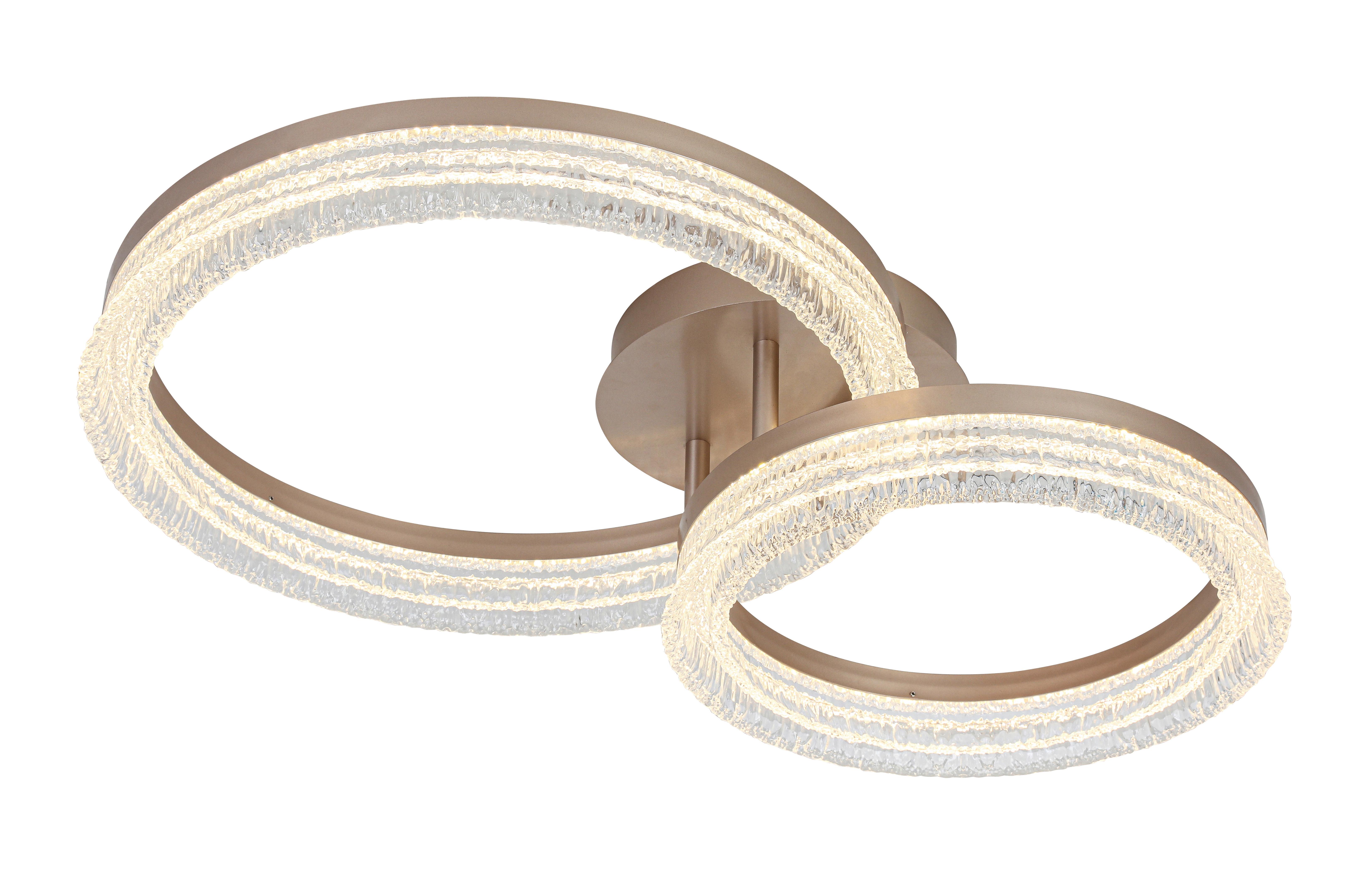 LED-Deckenleuchte Martin Cappuccino max. 30 Watt - Cappuccino, MODERN, Kunststoff/Metall (41,5/62/14,5cm) - Mömax