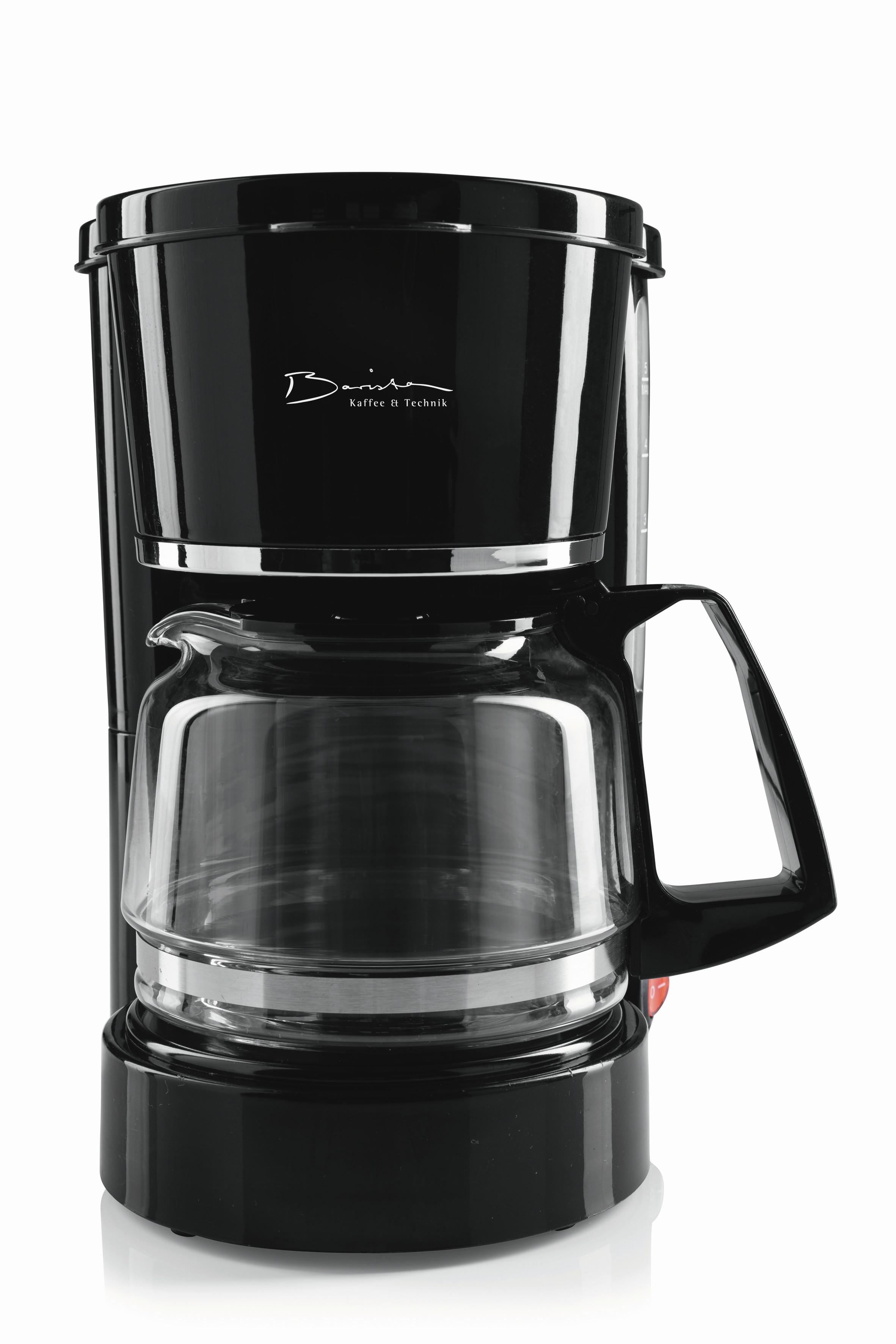 Filterkaffeemaschine Schwarz max. 750 Watt - Schwarz, Basics, Glas/Kunststoff (20/23,5/15,5cm)