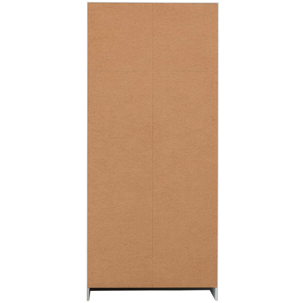 Drehtürenschrank Connect Weiß - Weiß, Design, Holz/Holzwerkstoff (77/175/56cm) - Livetastic
