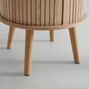 SÄNGBORD SKANDY - naturfärgad, Modern, trämaterial/trä (40/65cm) - Premium Living