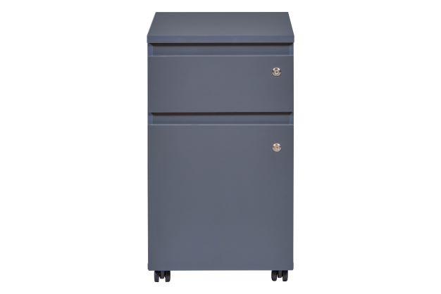 Rollcontainer File Guard in Anthrazit - Anthrazit, Modern, Holzwerkstoff/Kunststoff (44/77/51cm) - Mömax