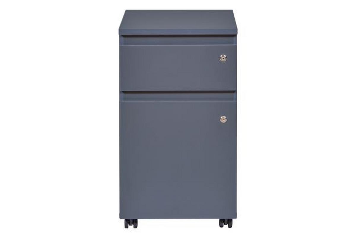 caisson à roulettes in Anthrazit - Anthrazit, Modern, Holzwerkstoff/Kunststoff (44/77/51cm) - Mömax