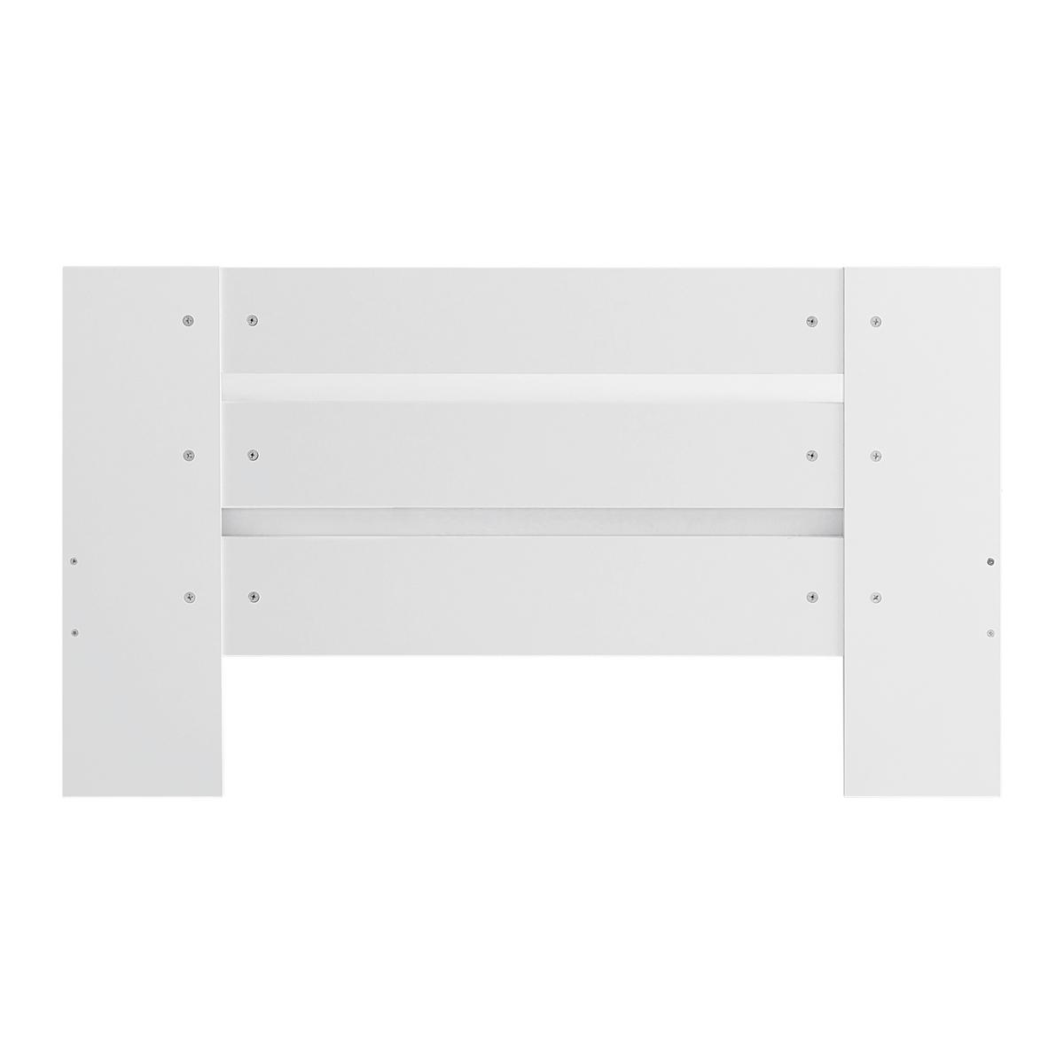 Bett Madrid Weiß ca. 120x200cm - Weiß, MODERN, Holz (120/200cm) - Mömax