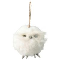 Christbaumhänger HEDWIG - Weiss, Kunststoff (8/9/8cm)