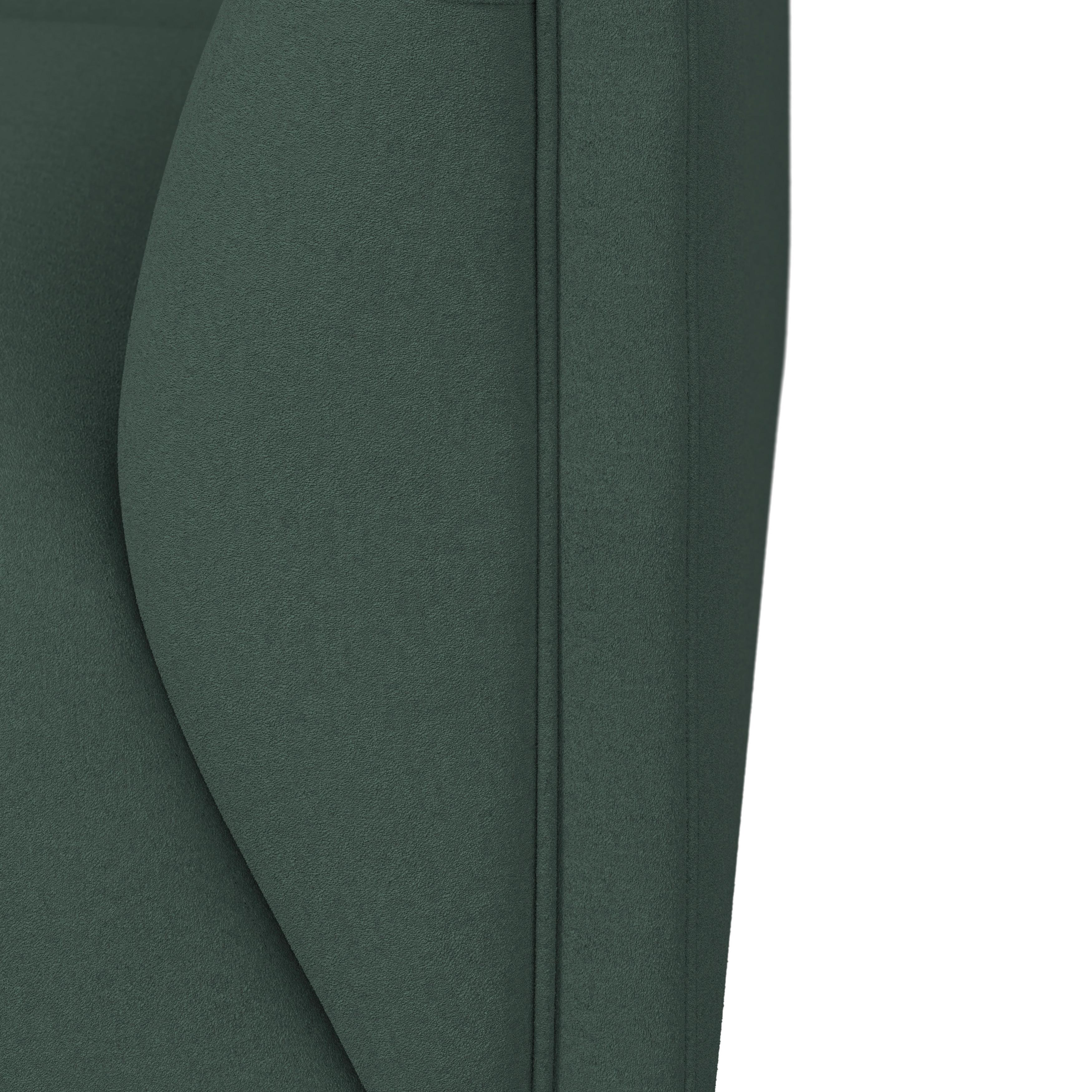 SOFFA HEVI - grön/svart, Modern, trä/textil (197/73/86cm) - Bessagi Home