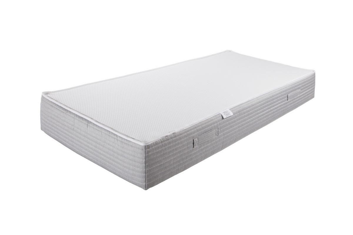 Matratze ca. 140x200cm - Weiss/Anthrazit (140/200cm) - Based