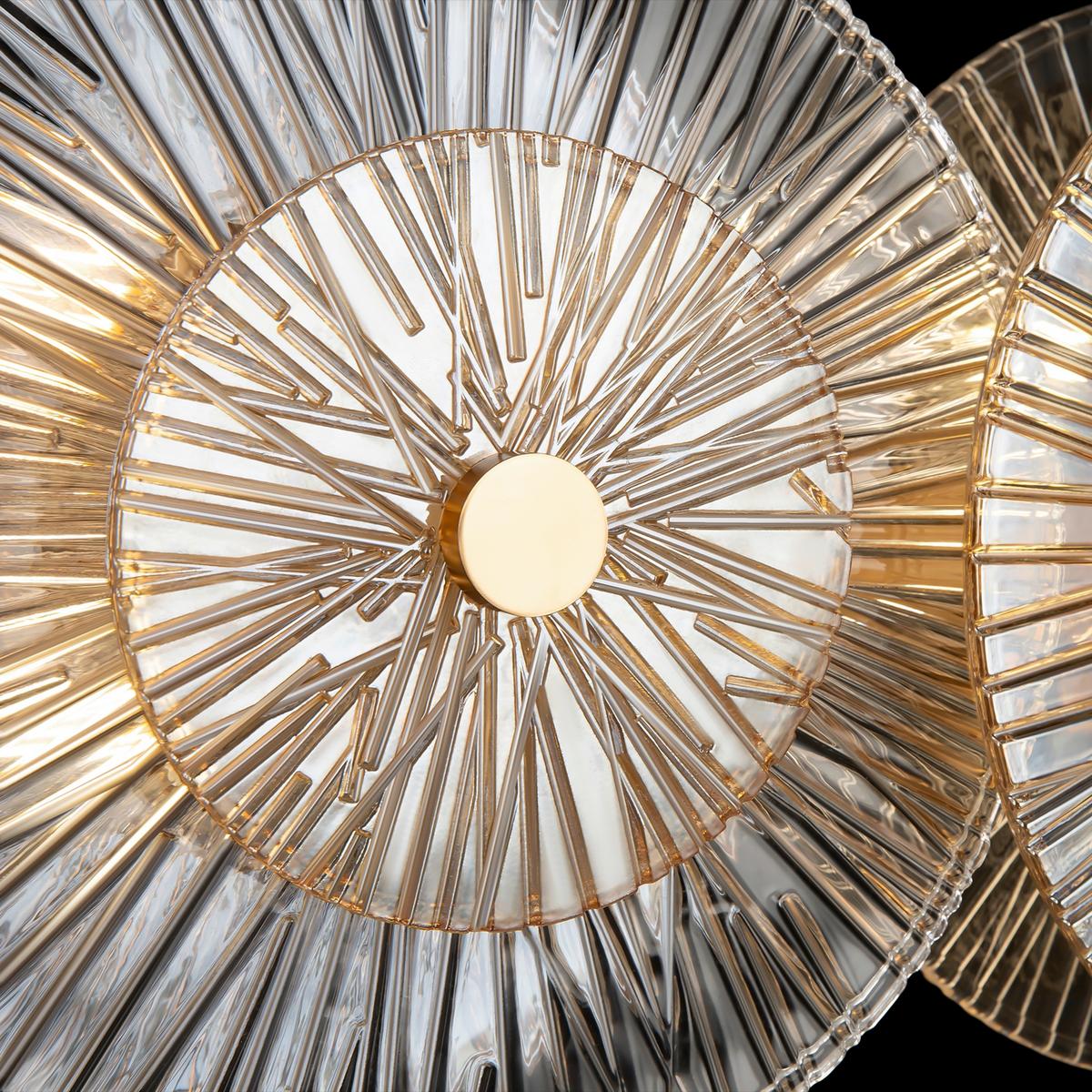 PENDELLEUCHTE ASTER - Goldfarben, Basics, Glas/Metall (17/28/103cm) - MAYTONI