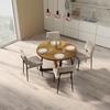 AUSZIEHTISCH MILEY - Eichefarben, MODERN, Holz (120-160/120/76cm) - Bessagi Home
