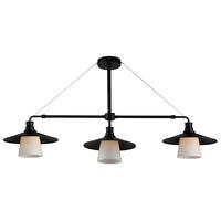 Viseća Svjetiljka Loft - crna, Design, metal (98/26/55cm)