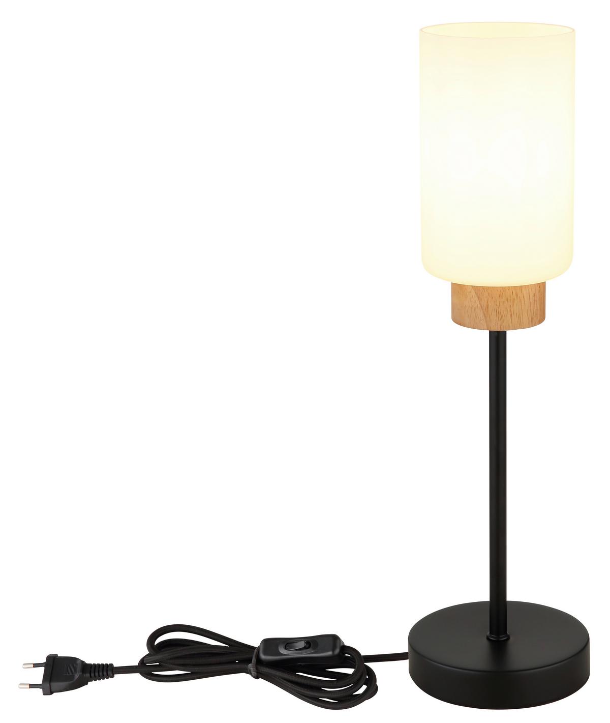 Proiector Rowena - maro/opal, Design, sticlă/lemn (12/42cm) - Globo