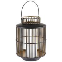 LATARNIA 32134B - czarny/kolor złoty, Design, metal (20cm) - Ambia Home