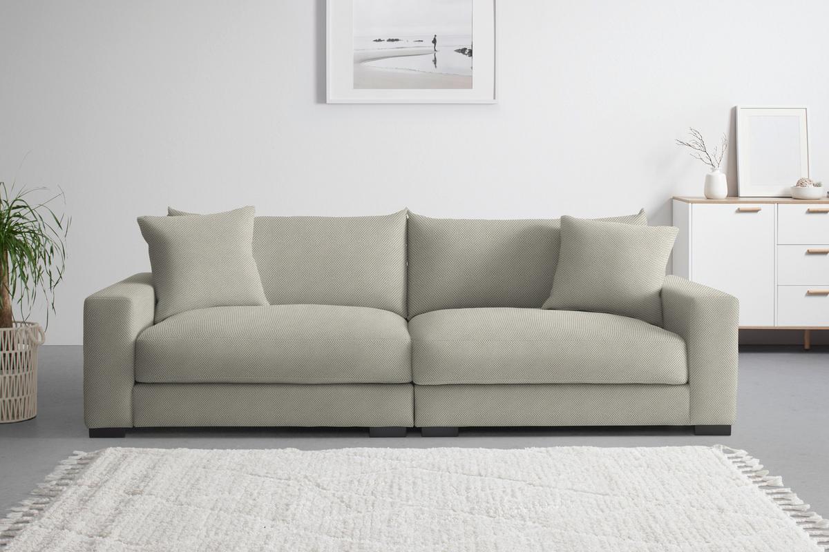 Megasofa Pedro Taupe - Taupe, MODERN, Holz/Holzwerkstoff (261/83/124cm) - Mömax