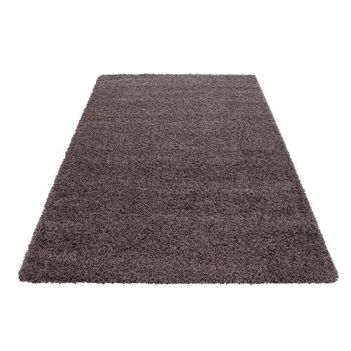Hochflorteppich Life Taupe ca. 80x250cm - Taupe, KONVENTIONELL, Textil (80/250cm) - Novel