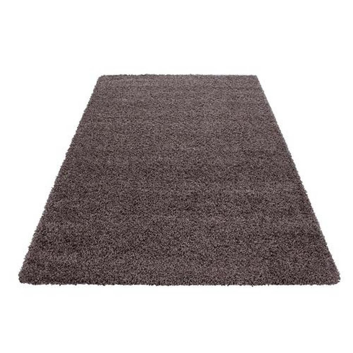 Hochflorteppich Life Taupe ca. 80x250cm - Taupe, KONVENTIONELL, Textil (80/250cm) - Novel