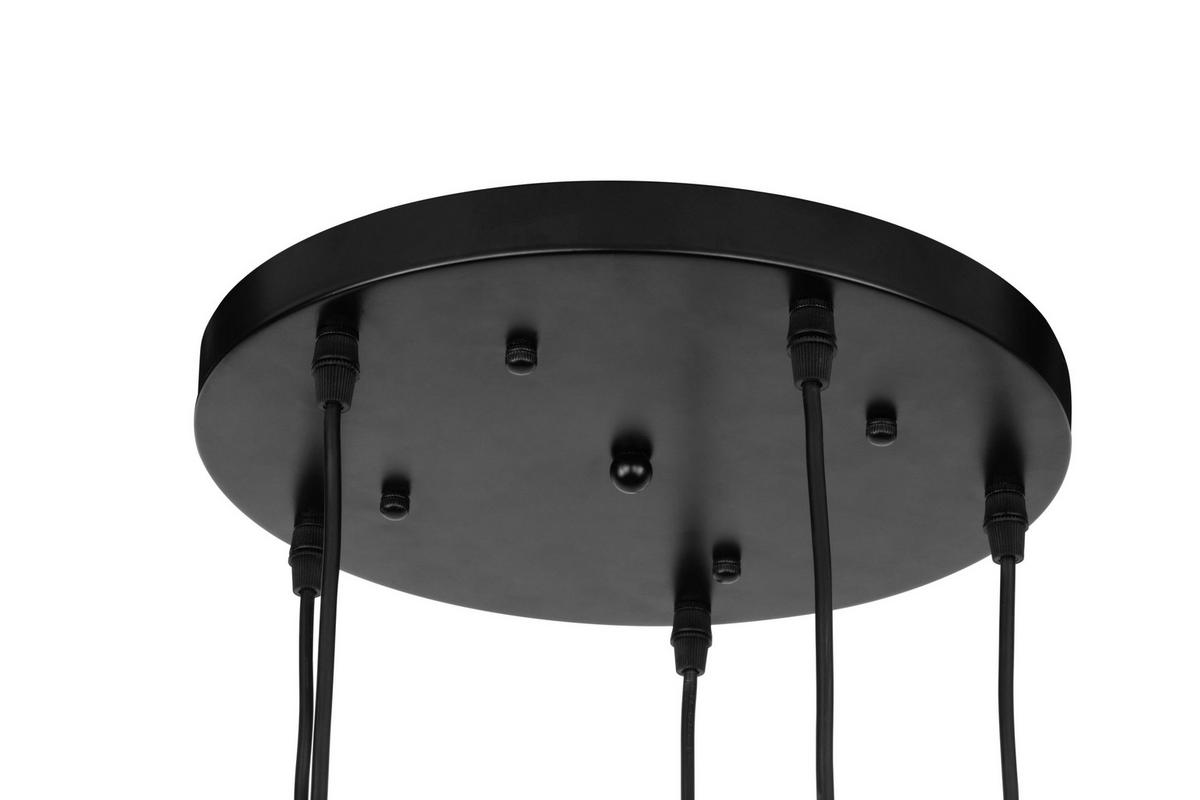 LAMPA WISZĄCA SAVANNAH - kolor brązu/czarny, Trend, metal/szkło (350/150cm) - Novel