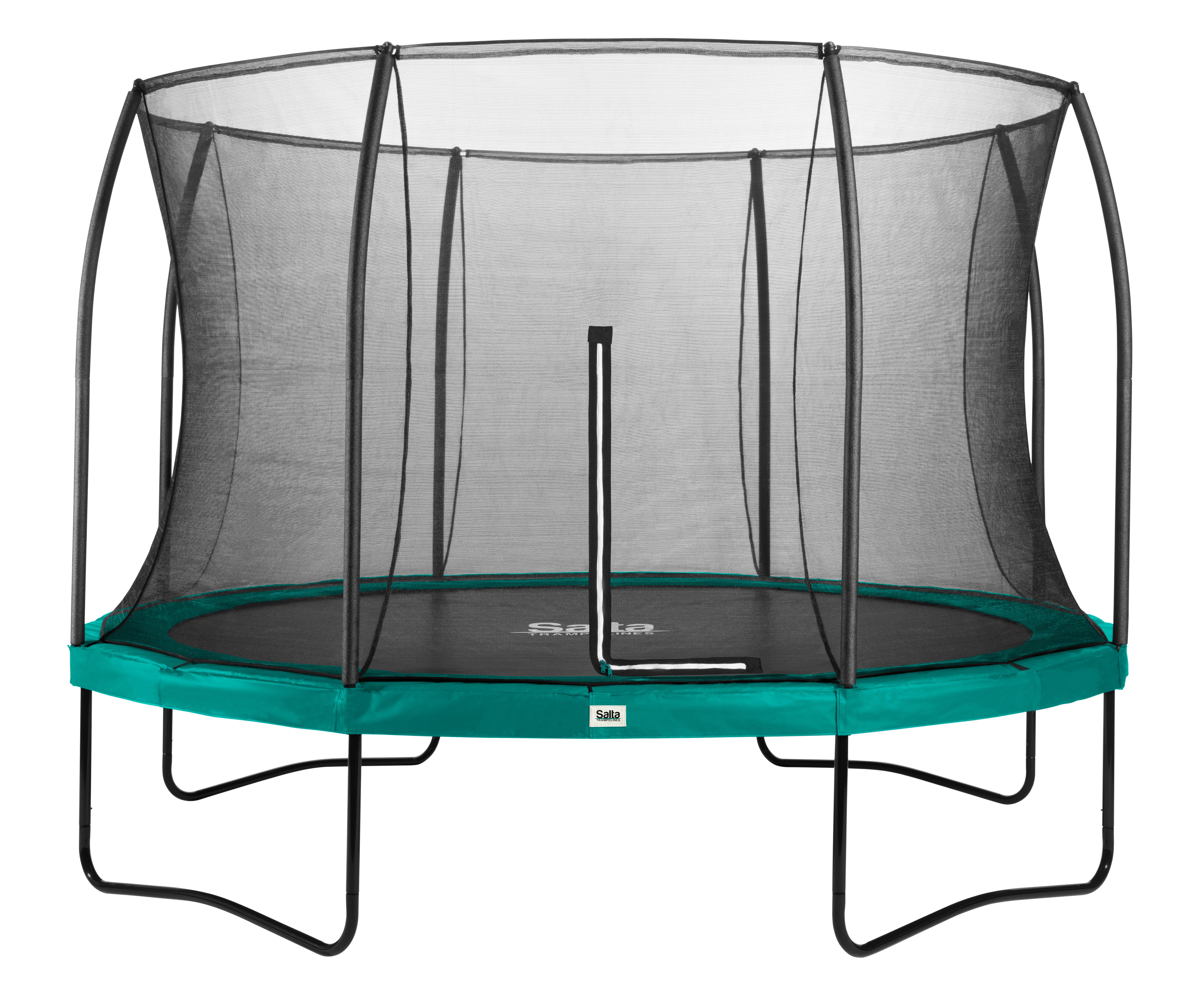 Trampolin Salta Comfort Edition Ø ca. 396cm - Grün, KONVENTIONELL (72kg) - Salta
