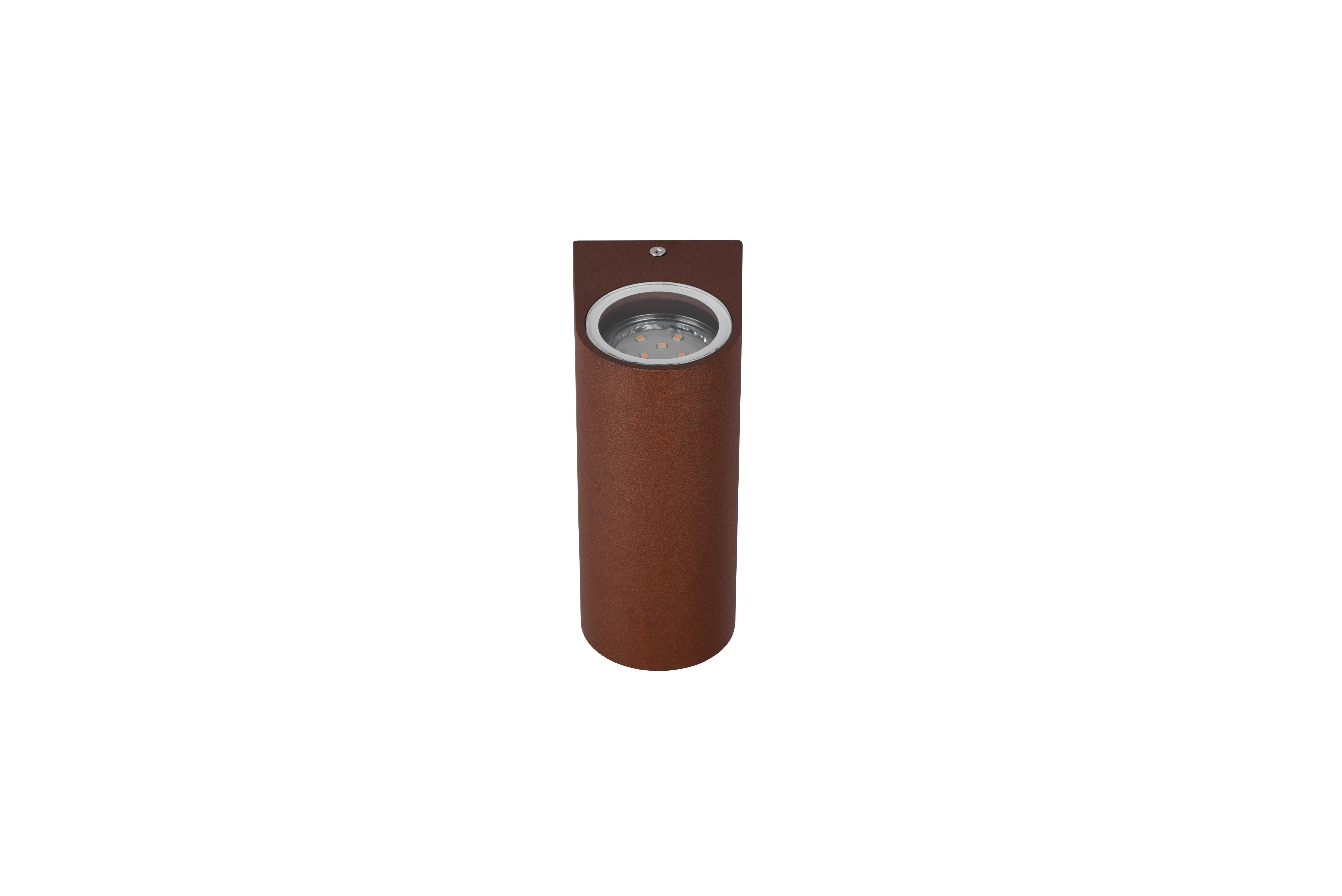 Außenwandleuchte Roya Rostfarben max. 35 Watt - Rostfarben, KONVENTIONELL, Metall (6,9/15/9,2cm) - Trio Leuchten