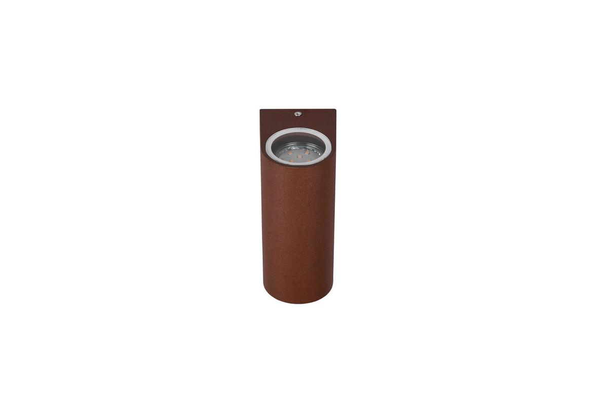Außenwandleuchte Roya Rostfarben max. 35 Watt - Rostfarben, KONVENTIONELL, Metall (6,9/15/9,2cm) - Trio Leuchten