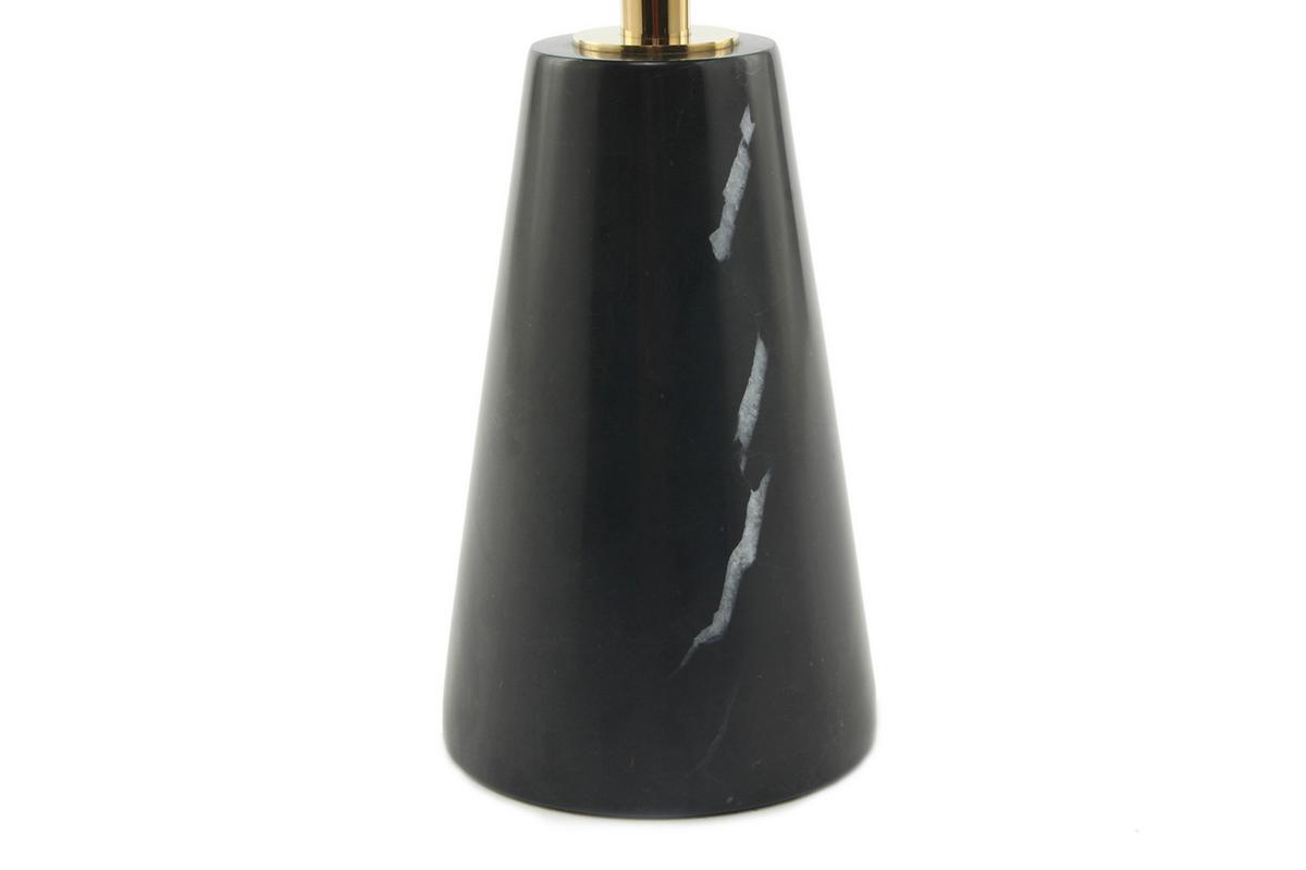 BEISTELLTISCH ROCIO 300 SCHWARZ - Design, Stein/Metall (40/53cm) - Kayoom