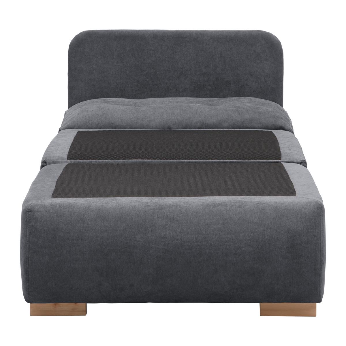 Fotelja Na Razvlačenje Modena - prirodne boje/crna, tekstil/plastika (89/88/90cm) - Modern Living