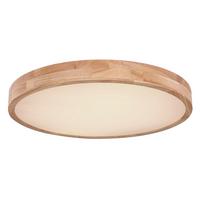 Stropna Led-svetilka Rainer, S Sijalko - bela/bež, Basics, kovina/umetna masa (60/10,5cm) - Globo