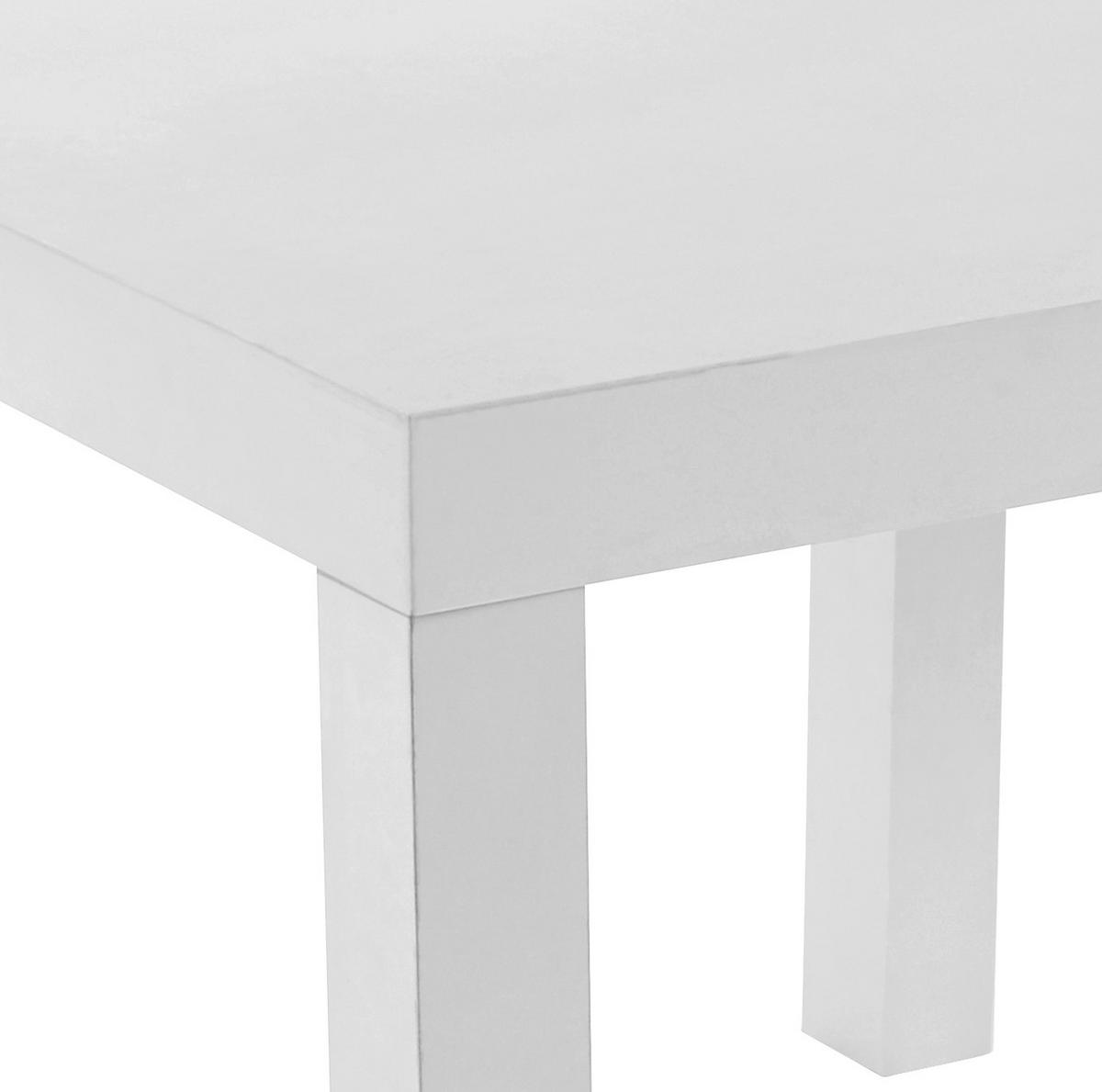 Klubska Mizica Nora, Bela - bela, Moderno, leseni material (55/42/55cm) - Top ponudba