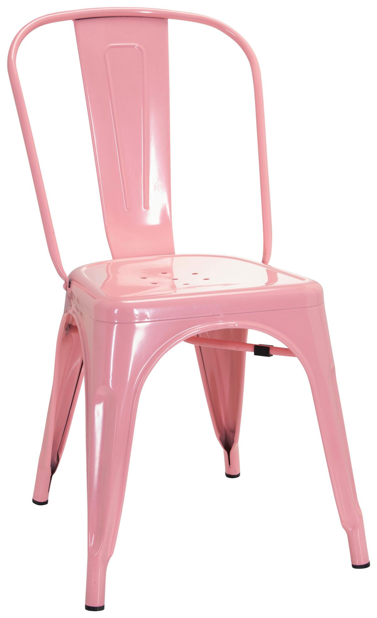 Stol Vantaggio Comfort, Roza - roza, Basics, kovina (44/84/54cm) - MID.YOU