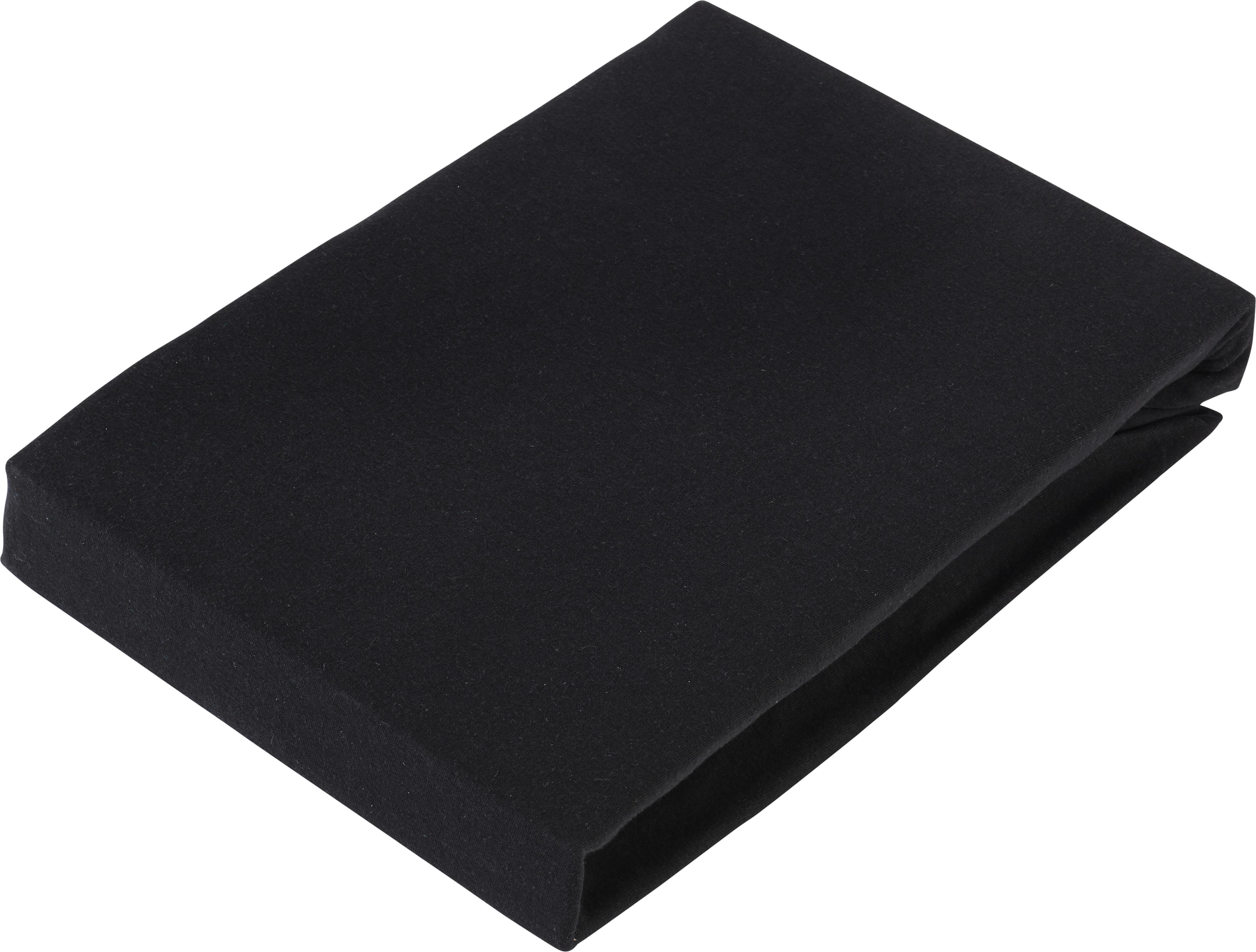 Gumis Lepedő Basic - fekete, textil (180/200cm) - Modern Living