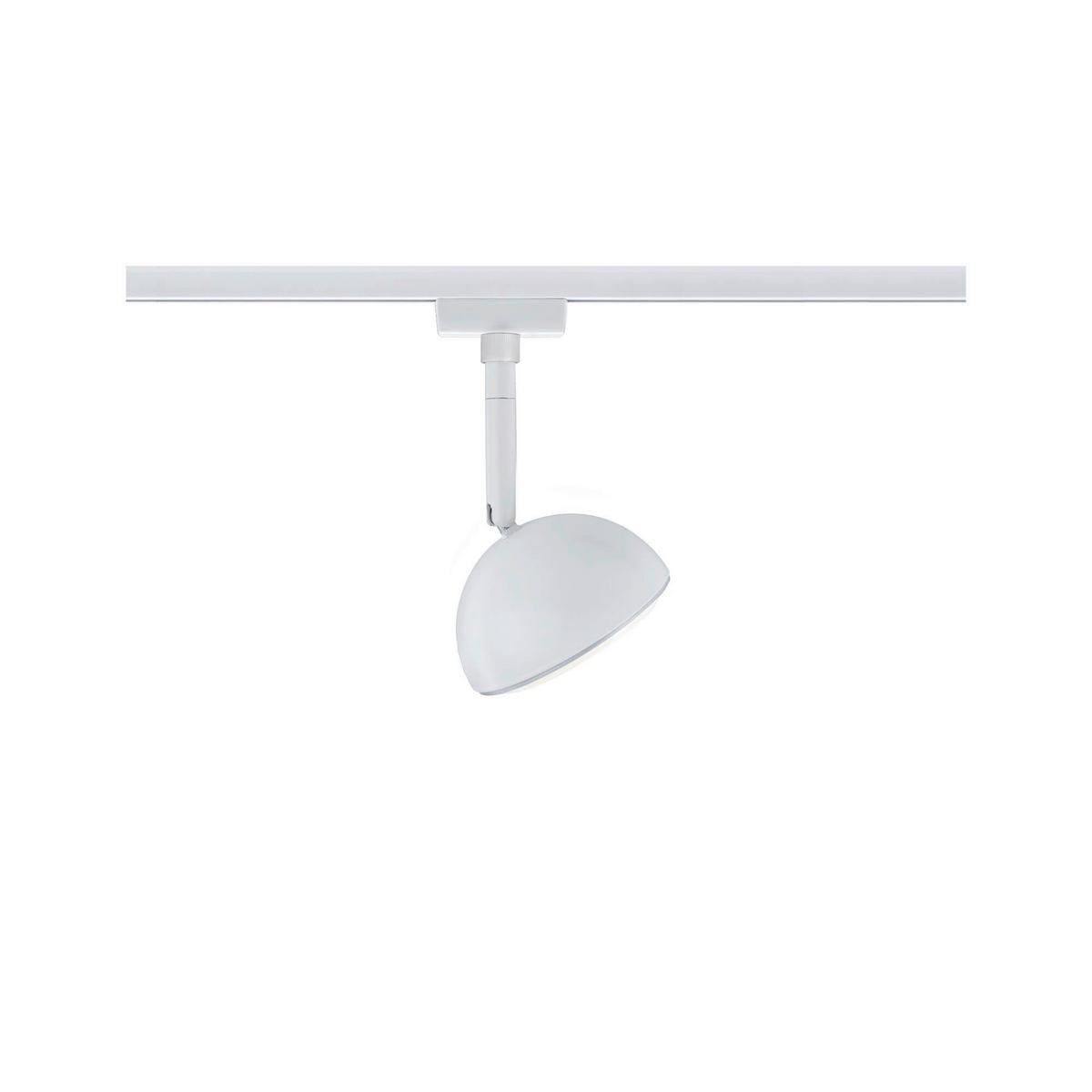 Schienensystem-Strahler Spot Hemi in Weiß max. 5 Watt - Weiß, Basics, Kunststoff/Metall (10/17.0cm) - Paulmann