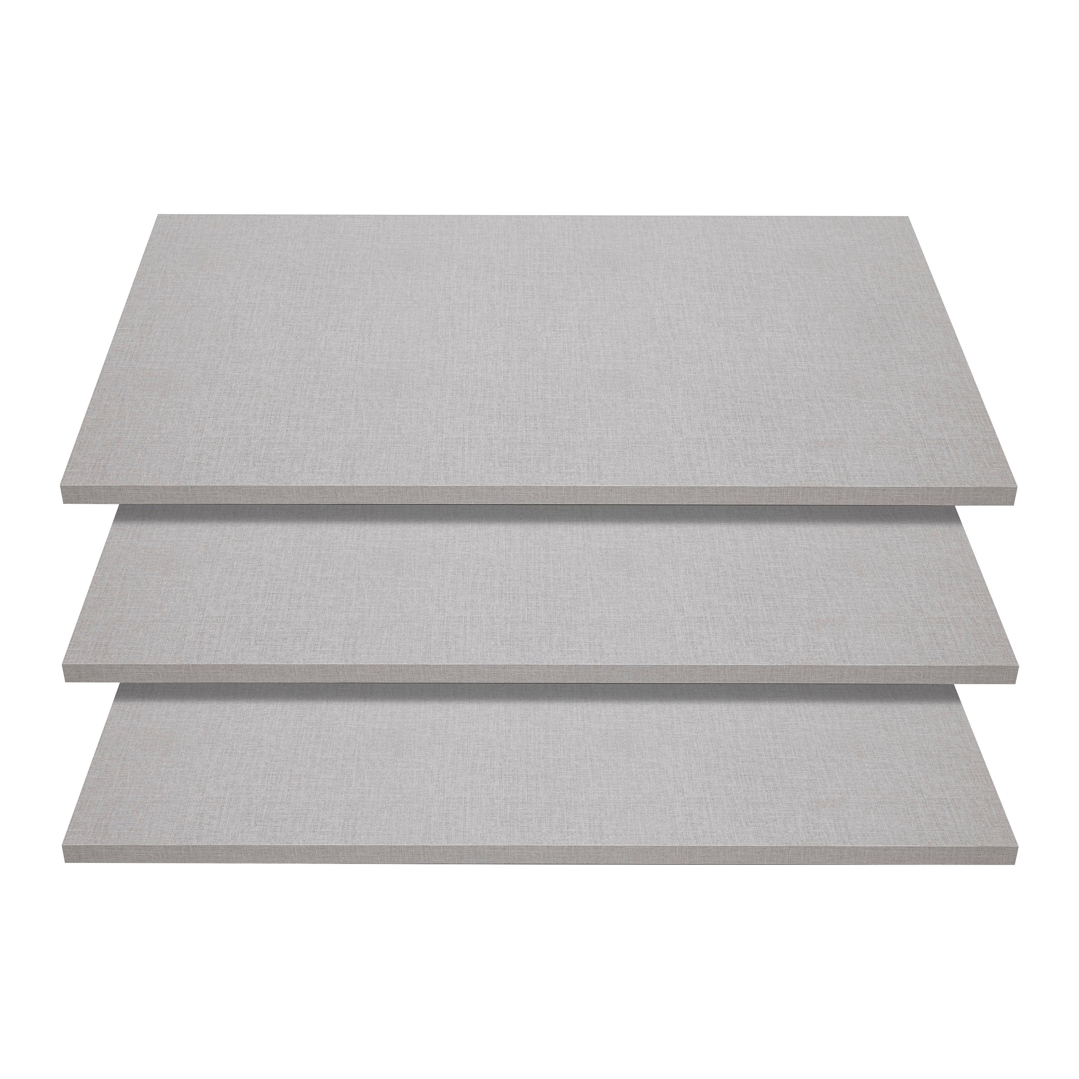 Set Polica Zubehör - siva, drvni materijal (73/2,2/42cm)