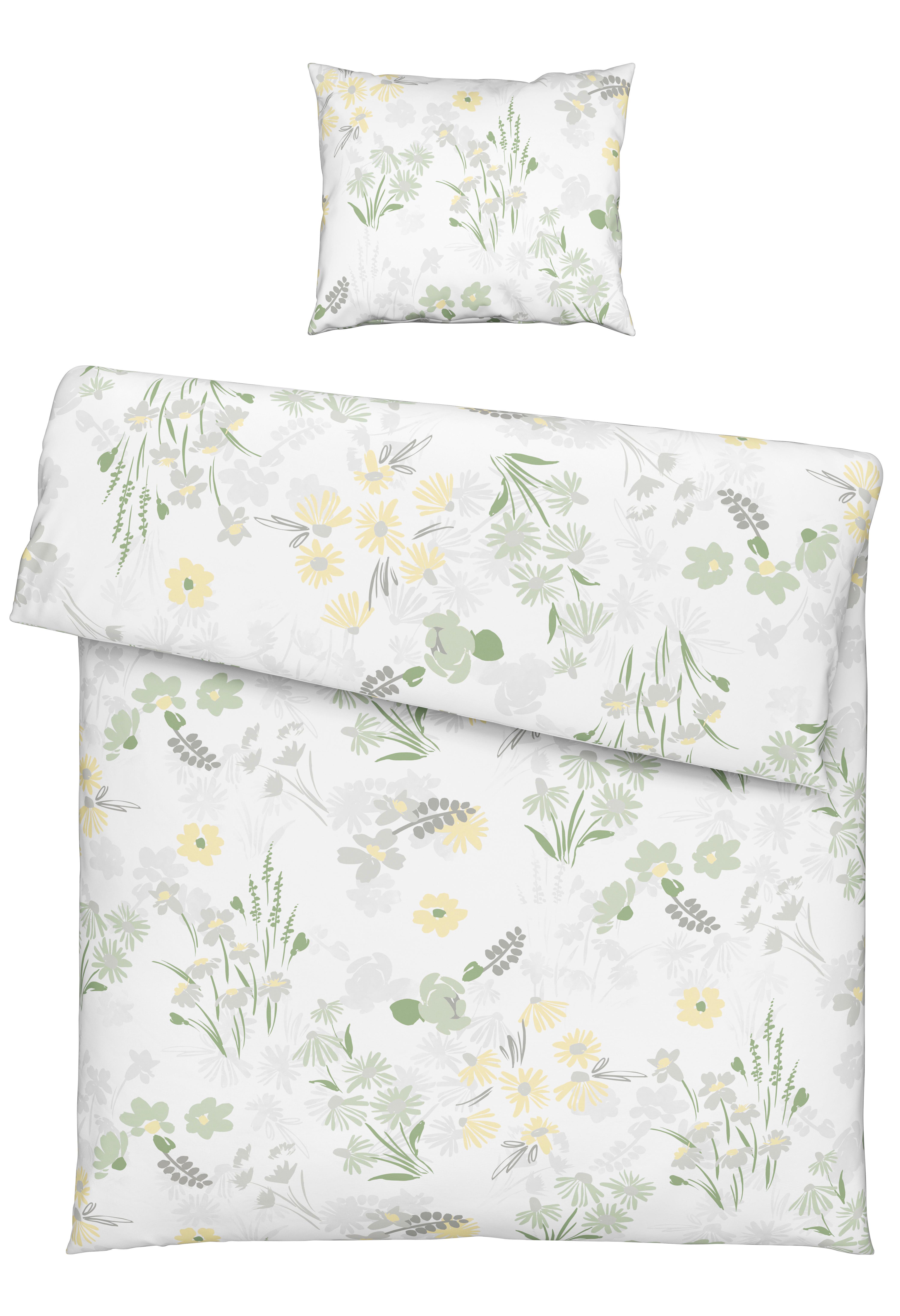 Bettwäscheset Anneliese - Grün, Konventionell, Textil (160/210cm) - Modern Living