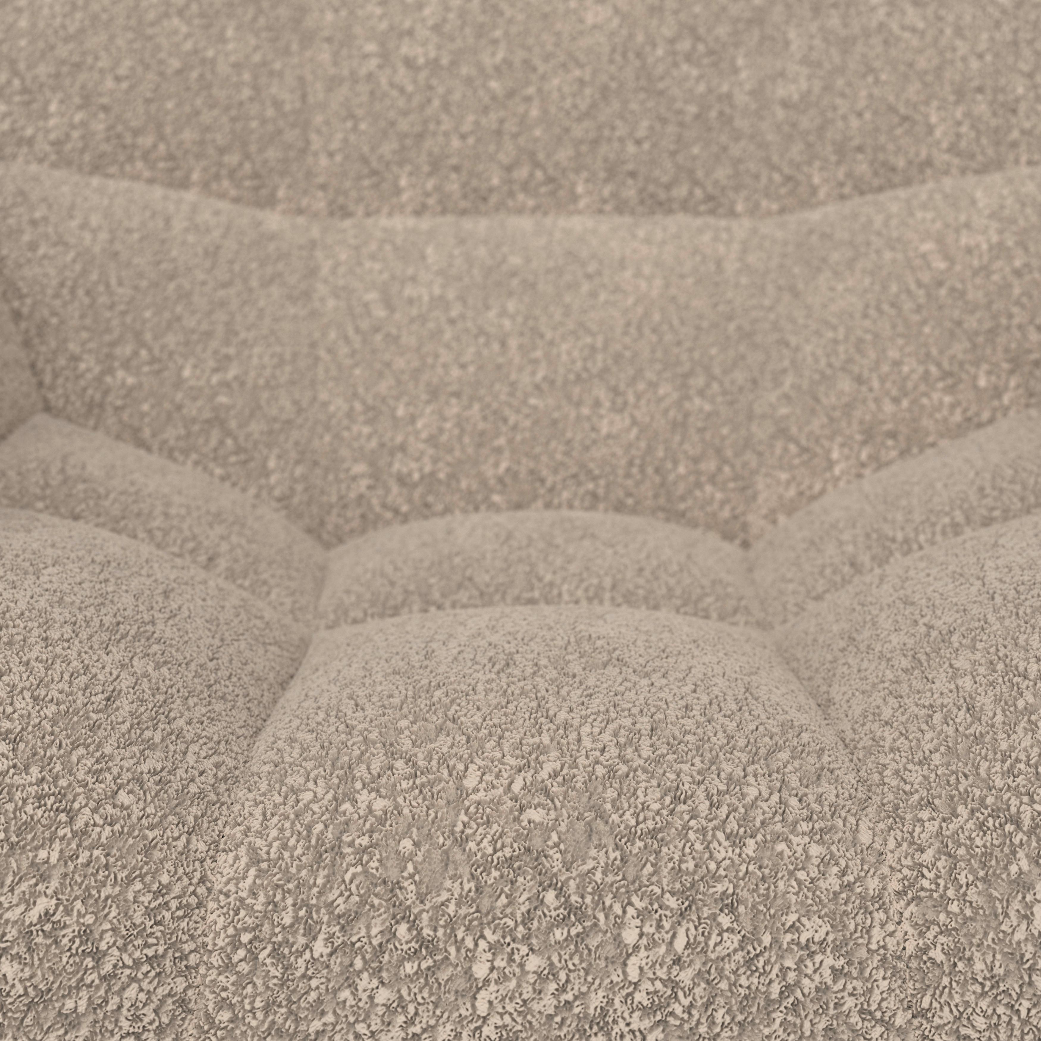 FÅTÖLJ ROBIN - beige/svart, Modern, metall/textil (72/78/81cm) - Bessagi Home