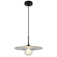 Viseća Svjetiljka Srebrna Boja - srebrne boje/prozirno, Konvencionalno, staklo/metal (33/119cm) - Globo