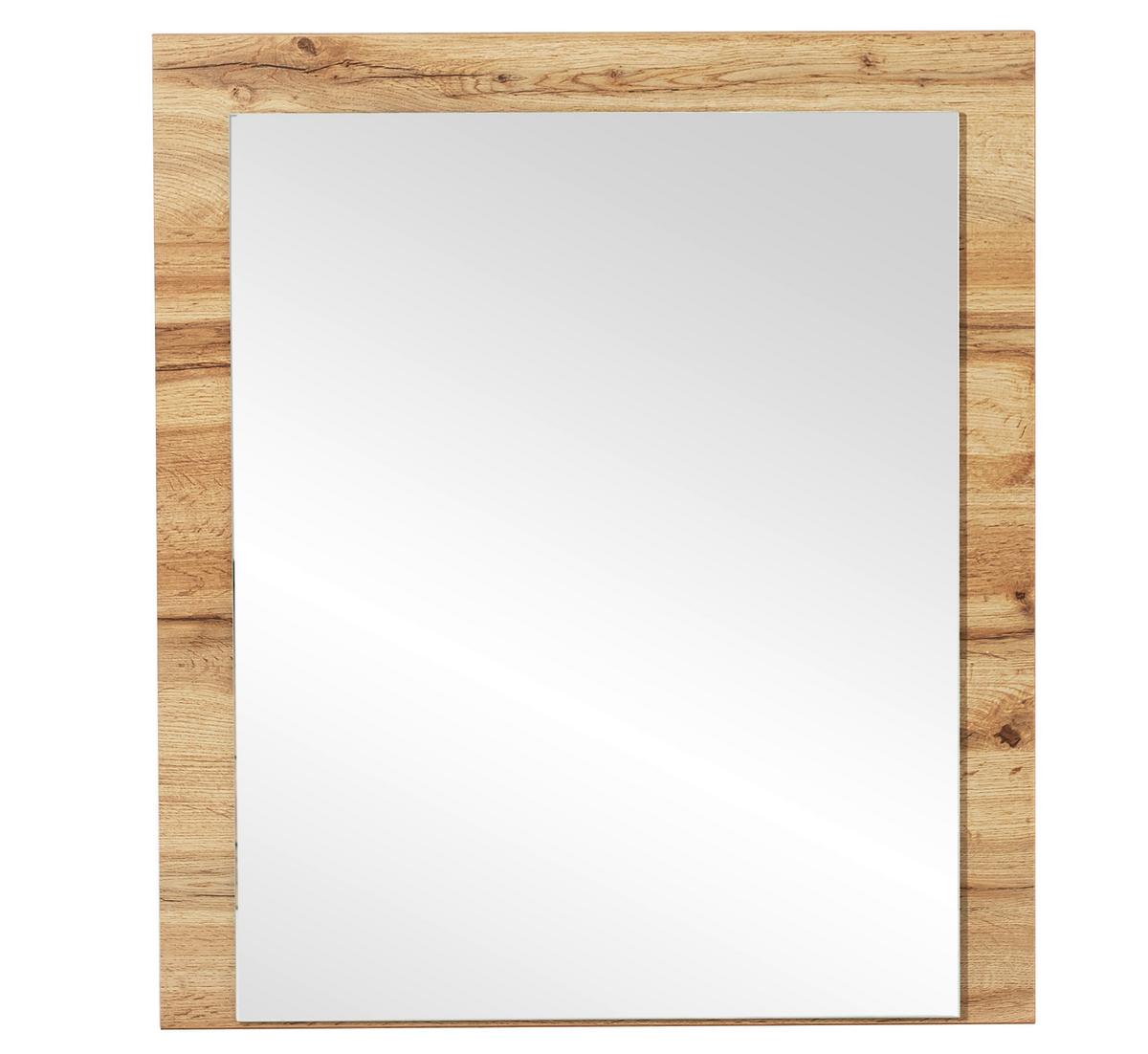 Ogledalo Ronny, Barva Hrasta, 75 X 85 Cm - barve hrasta, Konvencionalno (75/85/2cm) - Premium Living