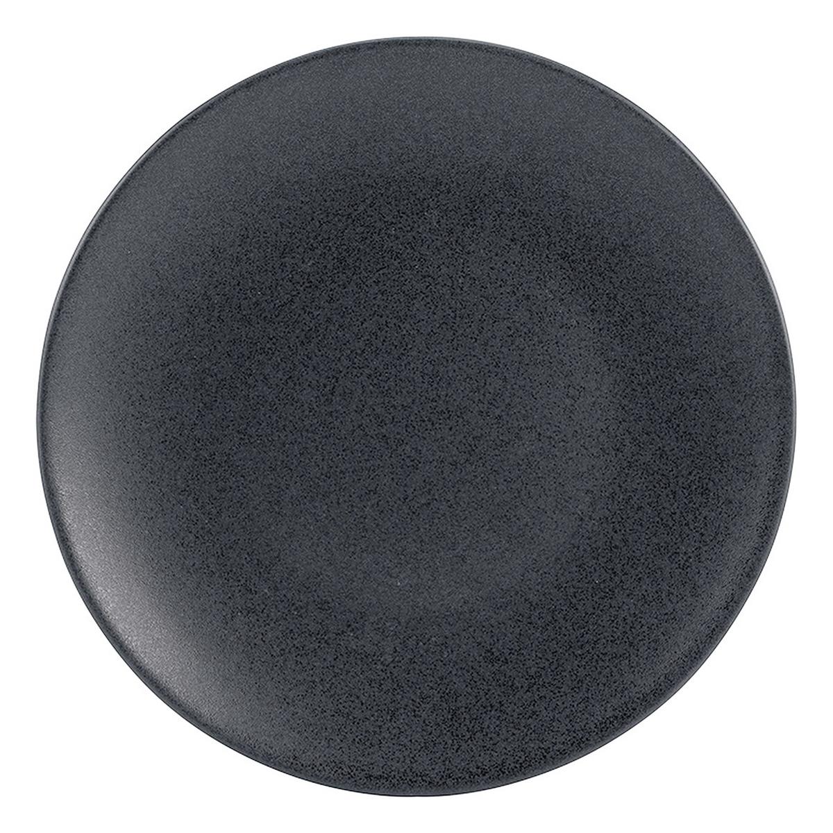 Kombinirani Servis Soft Touch Black, 16-Delni - črna, Trend, keramika - Creatable